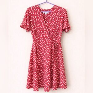 Monteau - Red Floral Dress